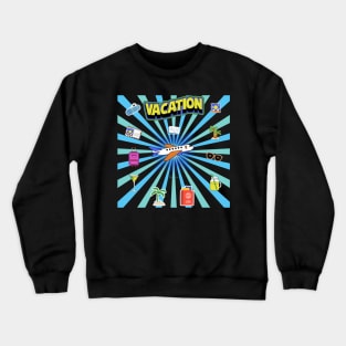 Summer vacation mood Crewneck Sweatshirt